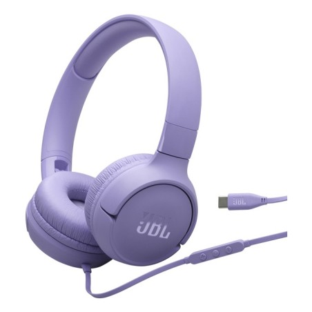 JBL Tune 520C USB-C Casques Avec fil Arceau Appels Musique USB Type-C Lilas