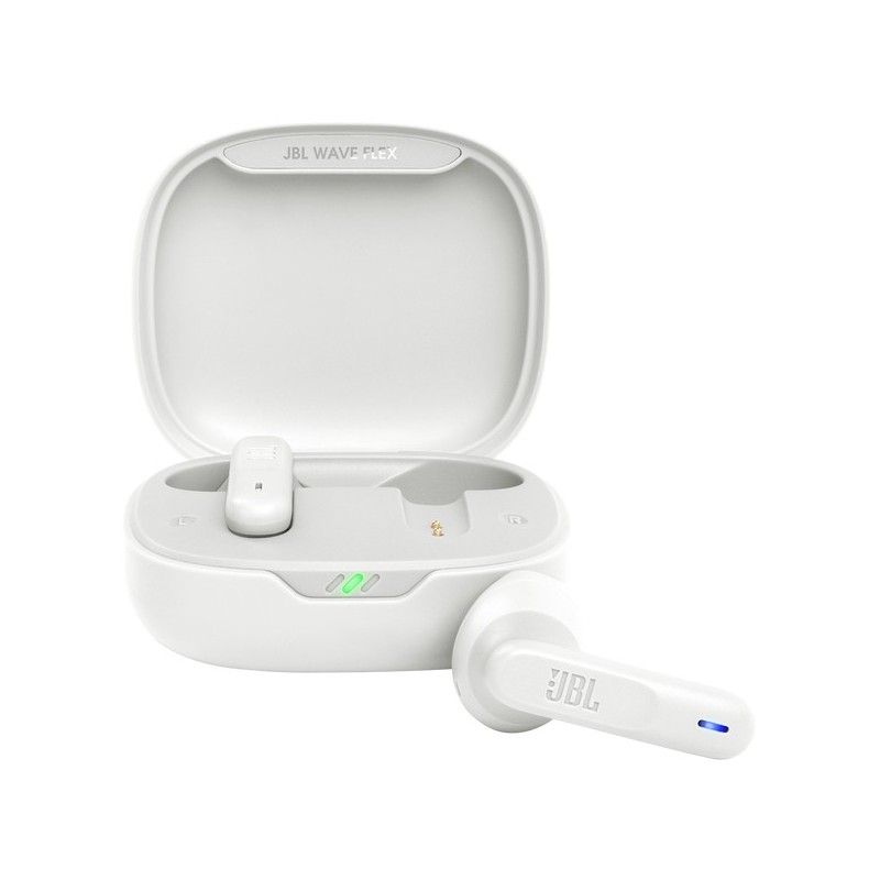 JBL Wave Flex Headset True Wireless Stereo (TWS) In-ear Calls Music Sport Everyday Bluetooth White