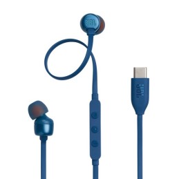 JBL Tune 310C USB Casque Avec fil Ecouteurs Appels Musique USB Type-C Bleu