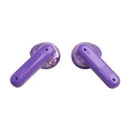 JBL Tune Flex Ghost Edition Casque True Wireless Stereo (TWS) Ecouteurs Appels Musique Bluetooth Violet, Translucide