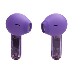 JBL Tune Flex Ghost Edition Auriculares True Wireless Stereo (TWS) Dentro de oído Llamadas Música Bluetooth Púrpura, Translúcido