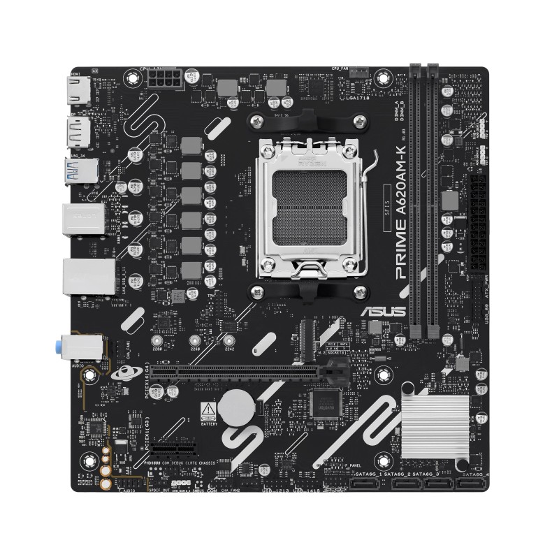 ASUS PRIME A620AM-K AMD A620A Socket AM5 micro ATX
