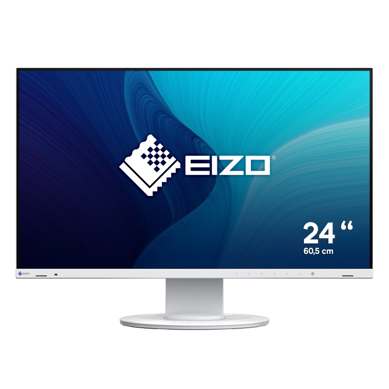 EIZO FlexScan EV2400R-WT Monitor PC 60,5 cm (23.8") 1920 x 1080 Pixel Full HD LCD Bianco