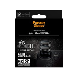 PanzerGlass ® Hoops® Ceramic II Camera Lens Protector iPhone 17 | iPhone 16 | 16 Plus Protection d'écran transparent Apple 1