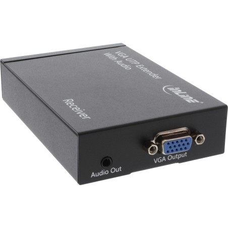 InLine VGA Extender Empfänger über UTP, mit Audio, bis 300m