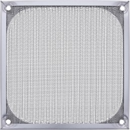 InLine Lüftergitter, Aluminium Filter, 120x120mm