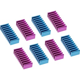 InLine 33955G computer cooling system Memory module Heatsink Radiator Blue, Purple
