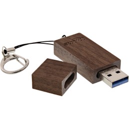 InLine 35061W unidad flash USB 8 GB USB tipo A 3.2 Gen 1 (3.1 Gen 1) Madera