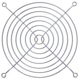 InLine Griglia in metallo per ventole da 140x140mm, cromata