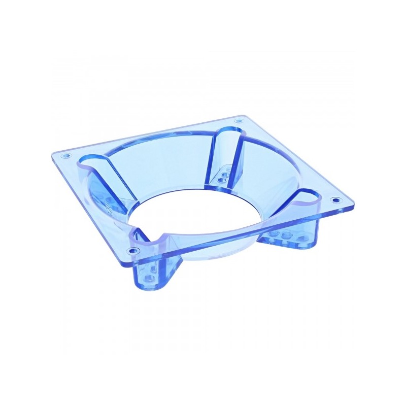 InLine Lüfteradapter, 120mm auf 70 80 90mm, für CPU-Kühler, Acryl