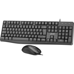 InLine 55367A teclado Ratón incluido Hogar USB QWERTZ Alemán Negro