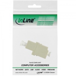 InLine 4043718057801 adaptador de fibra óptica 1 pieza(s) Beige