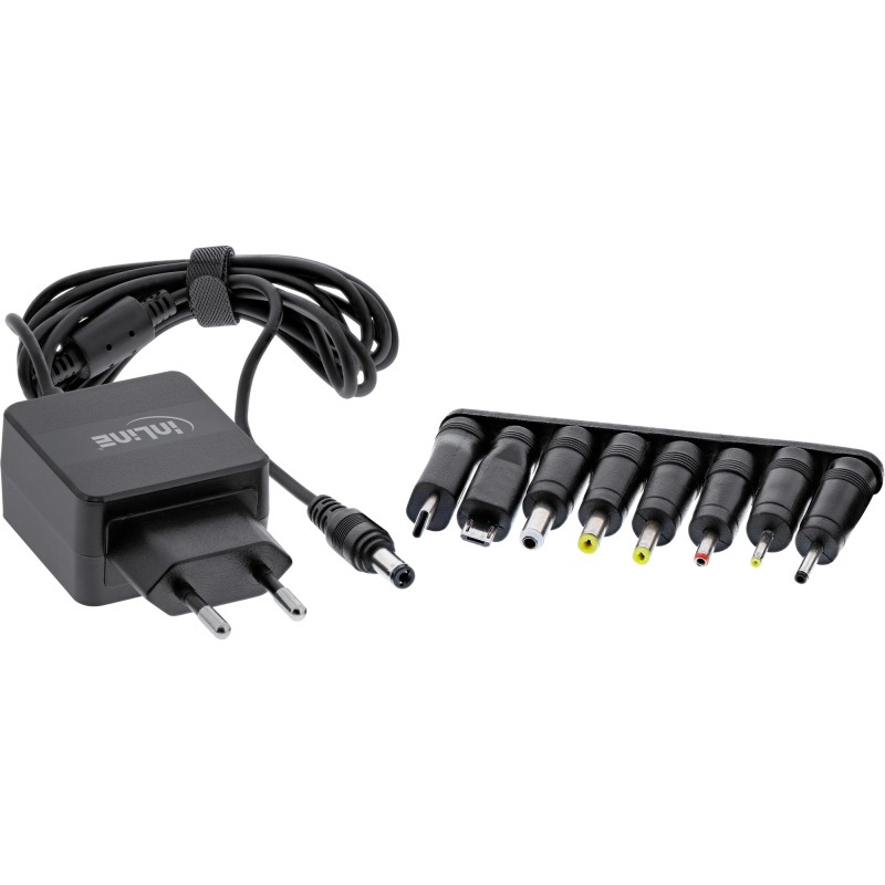 InLine 26608N power adapter inverter Black