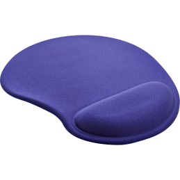 InLine Mouse Pad, poggia polsi in gel, 230x205x20mm, blu