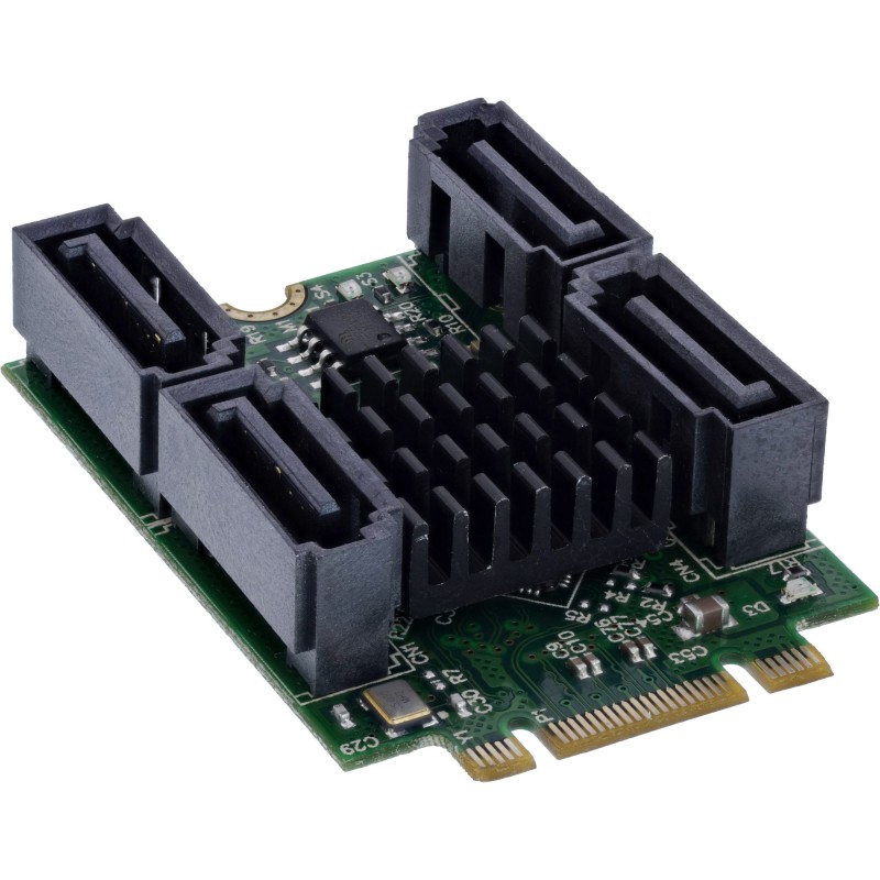 InLine 76660U carte et adaptateur d'interfaces Interne SATA