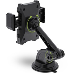 InLine 23156O soporte Soporte pasivo Reproductor multimedia, Teléfono móvil smartphone, Navegante Negro