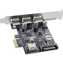 InLine 76662C tarjeta y adaptador de interfaz USB 3.2 Gen 1 (3.1 Gen 1)