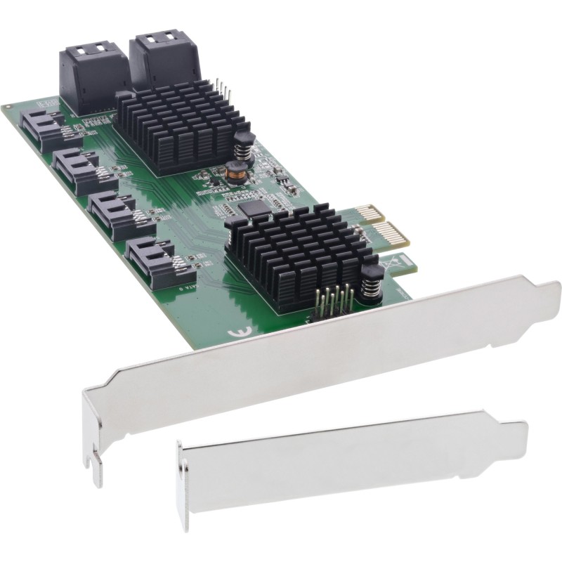 InLine Scheda di interfaccia, controller 8x SATA 6Gb s, PCIe 2.0 (PCI Express)