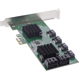 InLine Scheda di interfaccia, controller 8x SATA 6Gb s, PCIe 2.0 (PCI Express)