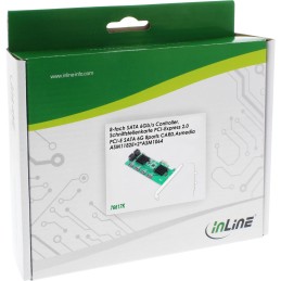 InLine Scheda di interfaccia, controller 8x SATA 6Gb s, PCIe 2.0 (PCI Express)
