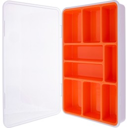 InLine 43009I boite à outils Boîte pour petites pièces Orange, Blanc