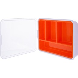 InLine 43009H small parts tool box Small parts box White, Orange