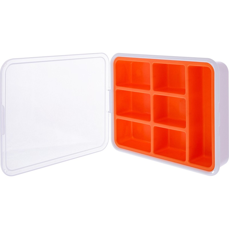 InLine 43009G pieza pequeña y caja de herramientas Caja para piezas pequeñas Naranja, Blanco
