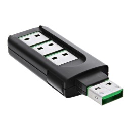 InLine USB Portblocker sistema di bloccaggio per 4 porte USB Typ A