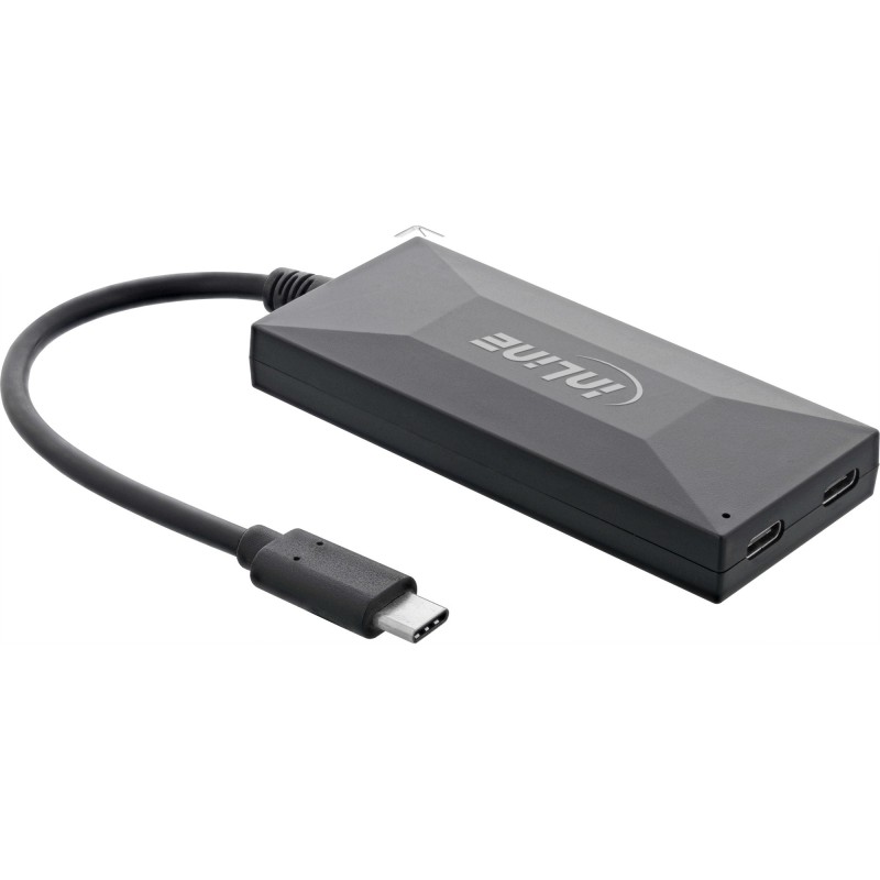 InLine 35399 hub & concentrateur USB 2.0 Type-C 5000 Mbit s Noir