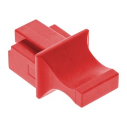 InLine Staubschutz, für RJ45 Buchse, rot 100er Pack
