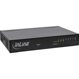InLine 32308M commutateur réseau Gigabit Ethernet (10 100 1000) Noir