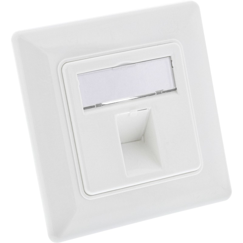 InLine 76201Y boitier de prise de courant RJ-45 Blanc