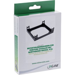 InLine 33779 kit de support Noir Plastique