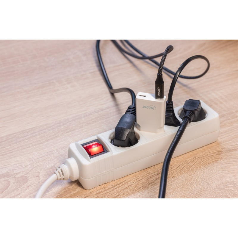 InLine 31509C chargeur d'appareils mobiles Universel Blanc Secteur Charge rapide Intérieure
