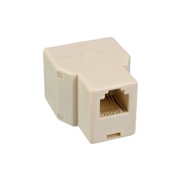 InLine Adattatore telefonico modulare 1x RJ12 f. a 2x RJ12 f.