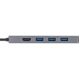 InLine USB 3.2 Type C Multi Hub (3x USB-A + USB-C), lettore di schede, HDMI,OTG