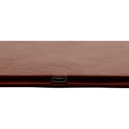 InLine Maus-Pad, Wireless Charging, 370x225x7mm, braun