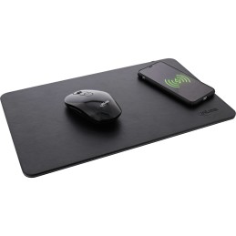 InLine Maus-Pad, Wireless Charging, 370x225x7mm, schwarz