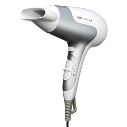 Braun HD580 hair dryer 2500 W Silver, White