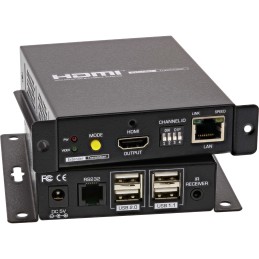 InLine HDMI USB KVM Extender, Verlängerung über UTP, 4K bis 100m