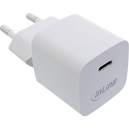 InLine Caricatore USB singolo USB-C, Power Delivery, PPS, 33W, bianco