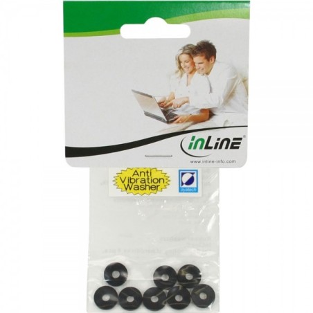 InLine 244 shim spacer washer 8 pc(s) Flat washer Rubber