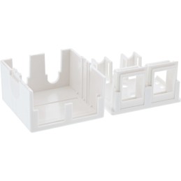 InLine 76202B boitier de prise de courant Blanc