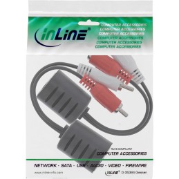 InLine RCA Audio extender passivo via Lan RJ45, 50m Max. Conf. 2pz