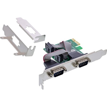 InLine Schnittstellenkarte, 2x Seriell 9-pol, PCIe (PCI-Express)