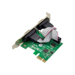 InLine Scheda di interfaccia, 2x seriale 9 pin, PCIe (PCI-Express)