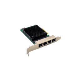 InLine Quad Gigabit Netzwerkkarte, 4x RJ45 2,5Gb s, PCIe x4, inkl. low profile