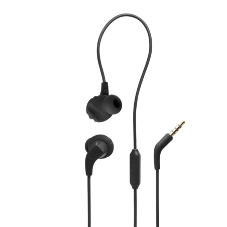 JBL Endurance Run 2 Wired Auriculares Alámbrico Dentro de oído Llamadas Música Deporte Uso diario Negro