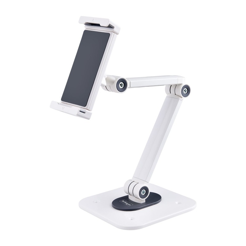 StarTech.com ADJ-TABLET-STAND-W multimedia cart stand White Multimedia stand