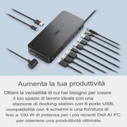 DELL WD25 Cablato USB 3.2...